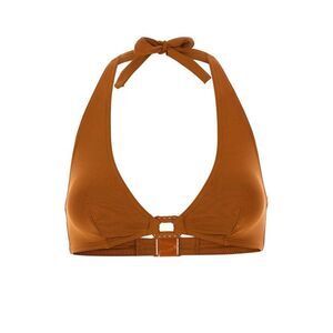 ERES Halter Neck Bikini Top with Ring Detail Women ORANGE Beachwear